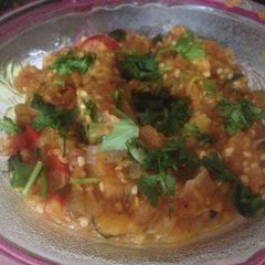 A picture of Baingan Bharta.