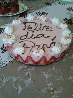 Una foto de Tarta mousse de fresa