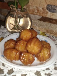 عکسی از دستور بامیه شیرینی همیشگی سفره افطار
