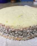 Súper Alfajor de maicena con súper dulce de leche