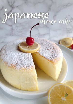 Foto resep Japanese cheese cake