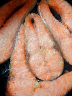 Foto de Salmão na airfryer