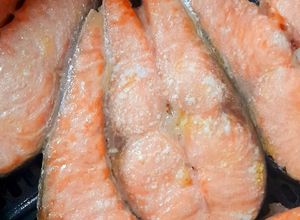 Foto de Salmão na airfryer