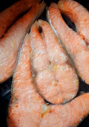 Foto de Salmão na airfryer