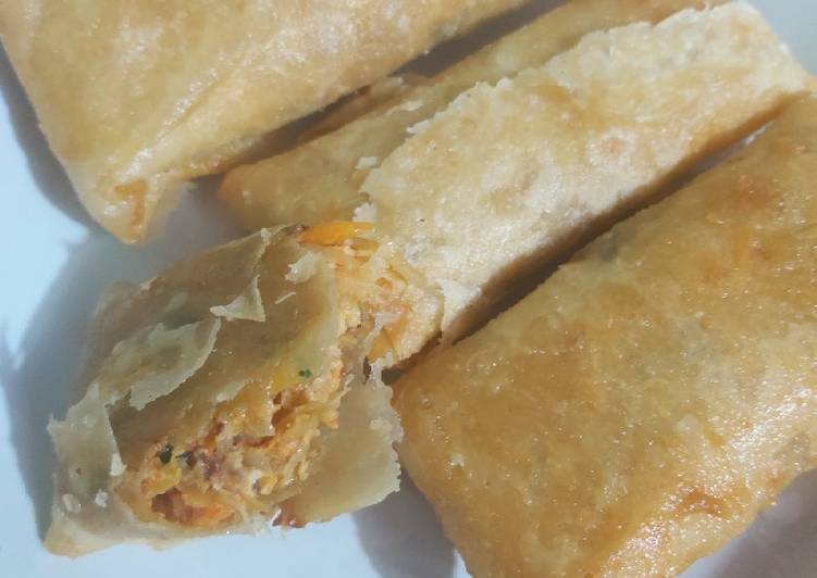 Cara Gampang Membuat Lumpia Isi, Enak Banget
