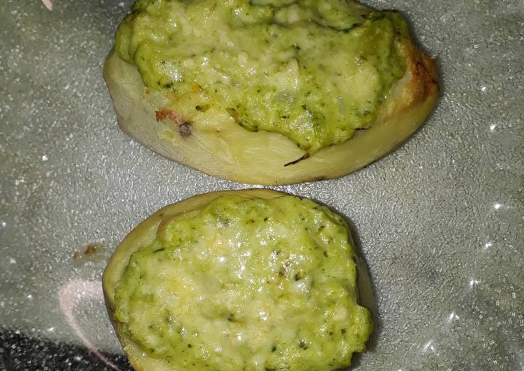 Step-by-Step Guide to Make Super Quick Homemade Papas rellena con crema de leche y brócoli