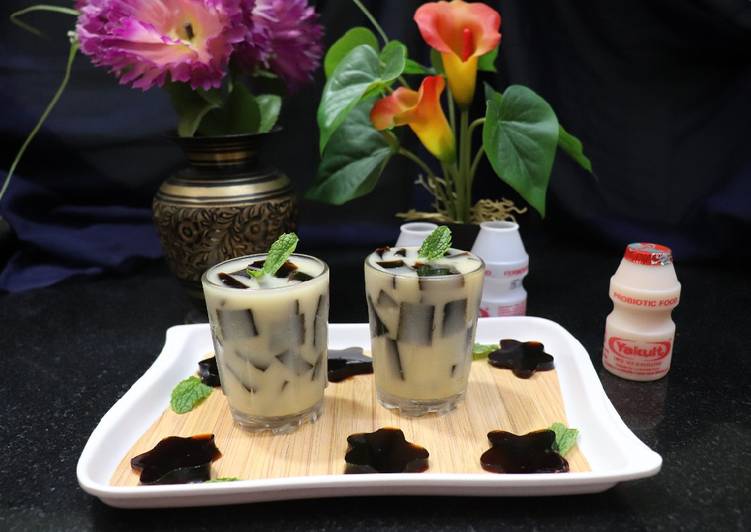 Recipe of Quick Coffee jelly with yakult