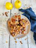 Apple blondies (senza cottura)