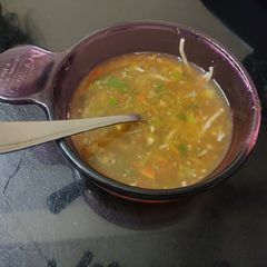 A picture of Manchow soup.