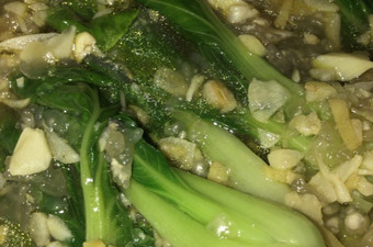 Cara Gampang Membuat Pokcoy tumis bawang putih Bahan Sederhana