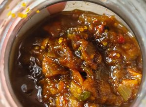Una foto de Chutney vegano de guayabo