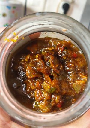 Una foto de Chutney vegano de guayabo