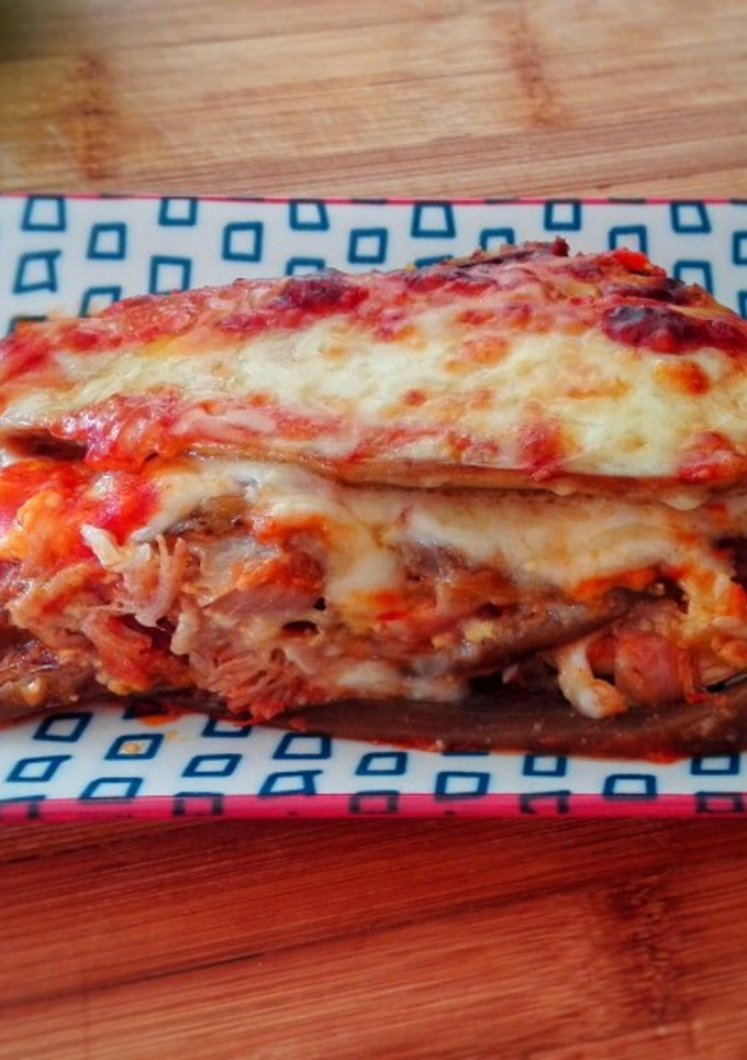 Una foto de Berenjena con pollo