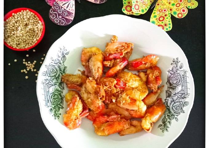 Udang Goreng Bumbu Ketumbar