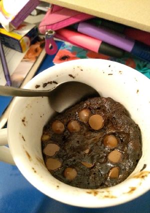 Una foto de Mug cake sin harina!