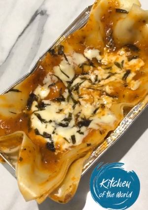 Foto resep Lasagna kukus ricecooker sederhana