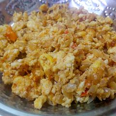 A picture of முட்டை பொடிமாஸ்.
