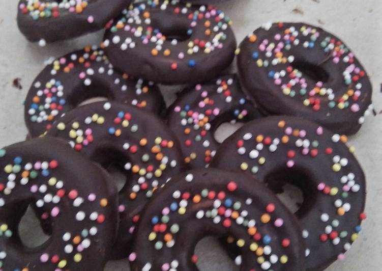 Donat Cookies Coklat