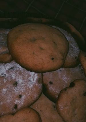 Una foto de Galletas con chispas de chocolate!!