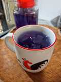 Es Wedang Bunga Telang Lemon