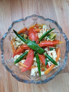 ভেজি চীজ ডিলাইট (veggie cheese delight recipe in bengali) রেসিপির প্রধান ছবি