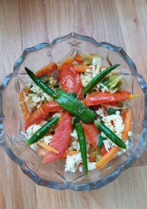 ভেজি চীজ ডিলাইট (veggie cheese delight recipe in bengali) রেসিপির প্রধান ছবি