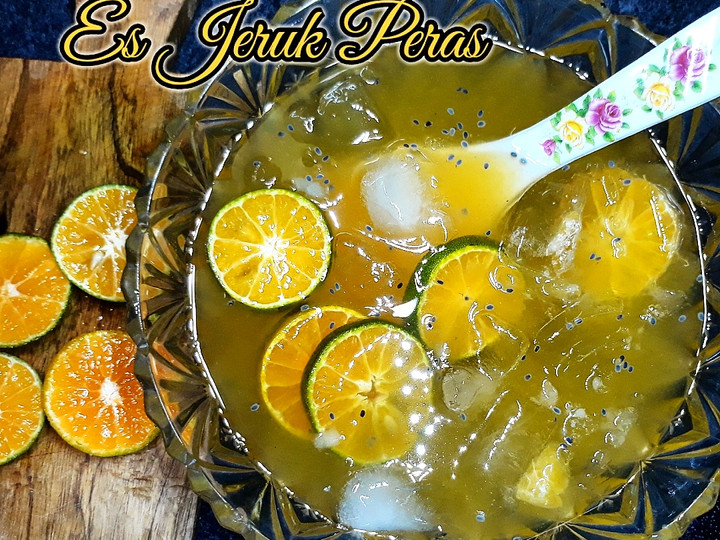 Standar Resep membuat Es jeruk peras  enak