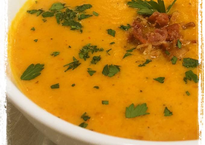 Steps to Make Super Quick Homemade Thai Curry Carrot Coconut Soup