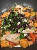 Eggplant Stew with Catfish