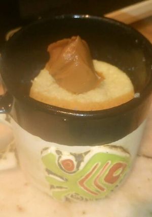 Una foto de Mini torta de banana en microondas, muy rápido!