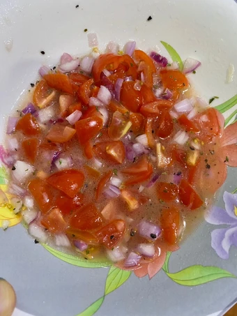 Cara Gampang Membikin Resep  Simple Tomato Salad Dressing yang Bisa Manjain Lidah, Lezat