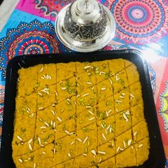 A picture of Channe ki dal ka halwa.