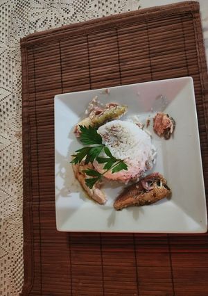 Una foto de Arroz con sardinas