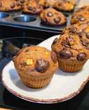 Gluténmentes banánkenyér muffin