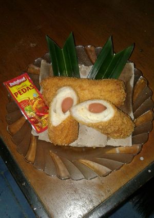 Foto resep Roti Goreng Isi Sosis