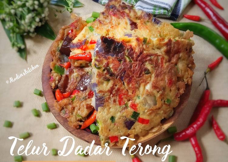 Resep 🍆 Telur Dadar Terong Udang Kering 🍆 yang Bikin Ngiler