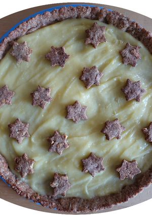 Une photo de Tarte citron & noisette - IG Bas