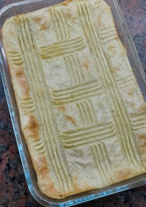 Una foto de 🥔 Pastel de papas para 2 ♥️