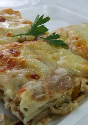 Una foto de Crepes de pollo