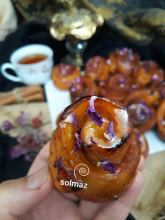 عکسی از دستور شیرینی حلزونی solmaz