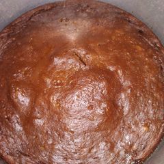 A picture of Banana chocolate cake.
