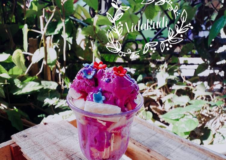 Cara Gampang Membuat Ice Cream Buah Naga, Menggugah Selera