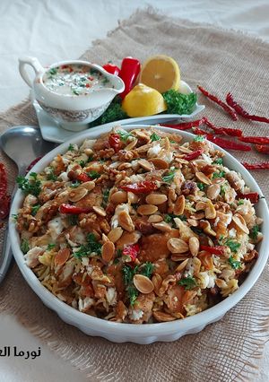 صورة لوصفة رز صياديه