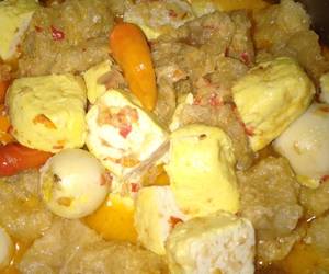 Resep Populer Krecek tahu telur puyuh Enak dan Sehat