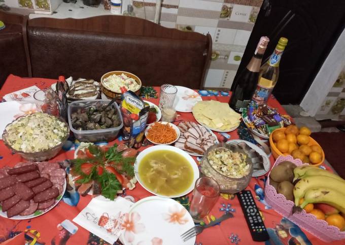 Новогодний Стол Оливье
