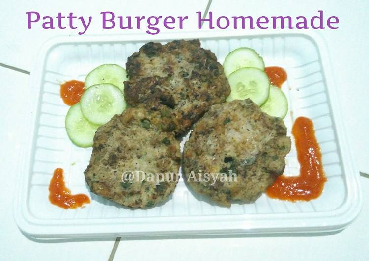 Cara Membuat Patty Burger Homemade Yang Nikmat