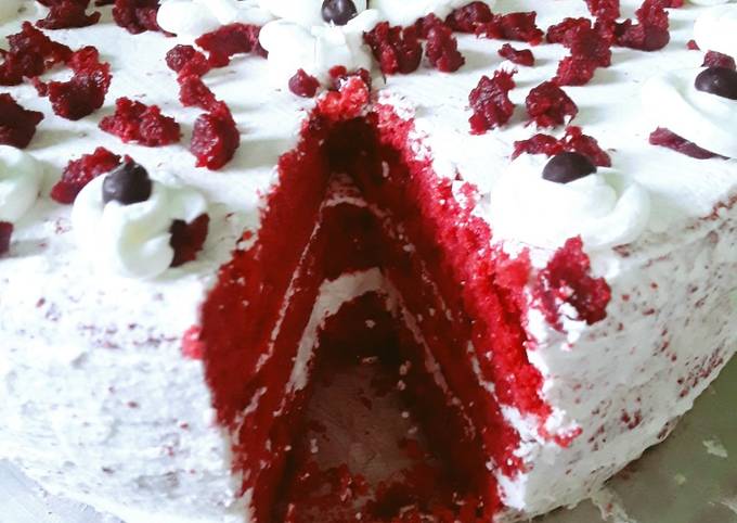Cake Red Velvet Kukus