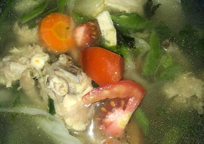 Standar Bagaimana cara memasak Sayur sop ayam dijamin sedap
