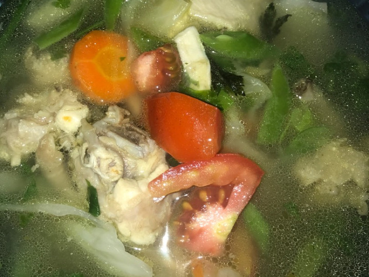 Standar Bagaimana cara memasak Sayur sop ayam dijamin sedap