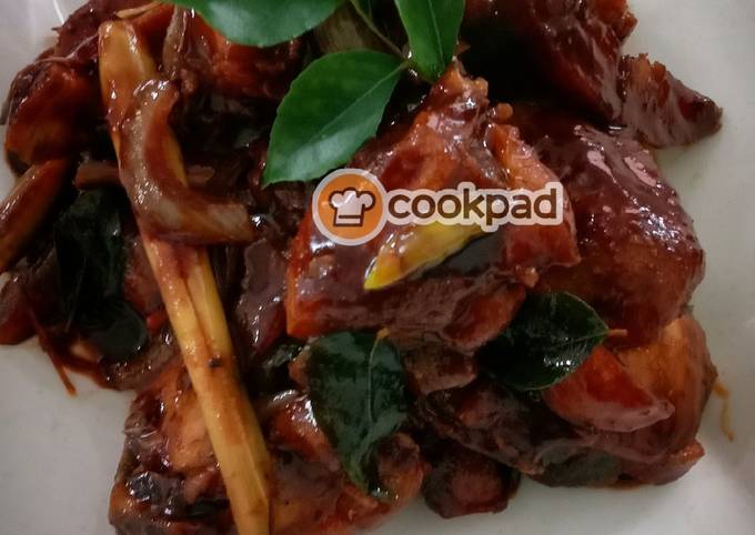 Resep Ayam Masak Kam Heong Versi Senang, Enak